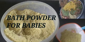 baby bathing powder