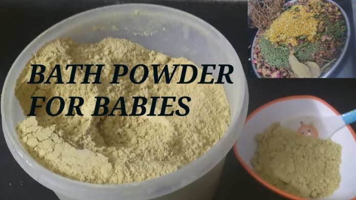 baby bathing powder