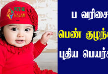 Tamil Girl Baby Names Starting With P in Tamil