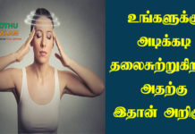 Vertigo Symptoms in Tamil
