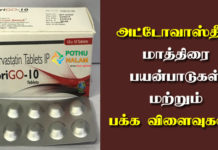 Atorvastatin Tablet Uses in Tamil