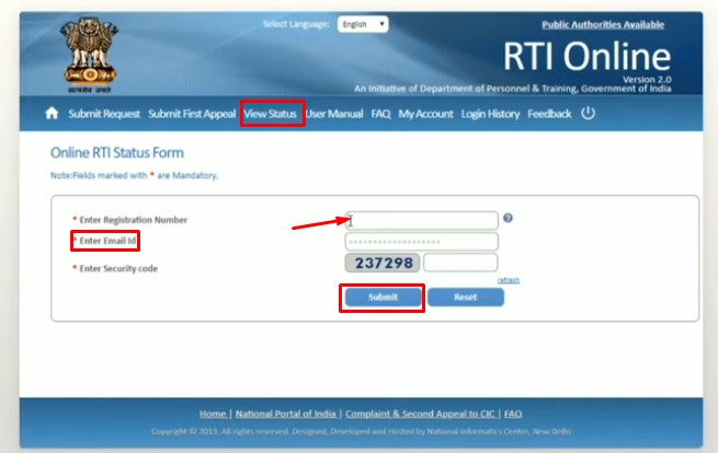rti how to apply online in tamil