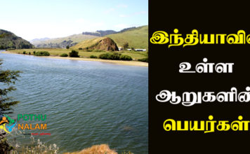 Rivers in India TNPSC Notes in Tamil