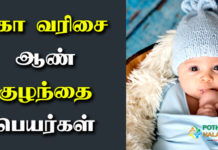 Ko Letter Names For Boy in Tamil