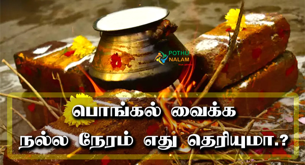 Pongal Vaikka Nalla Neram 2022 in Tamil