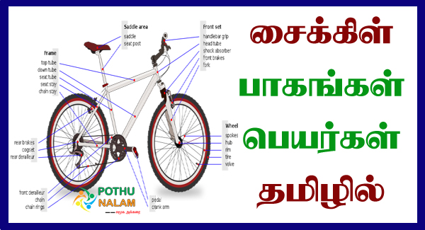 Cycle Parts Name in Tamil