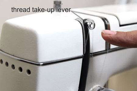 thread take up lever