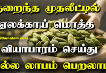 Cardamom Wholesale Business in Tamil