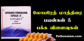 Loparet Tablet Uses in Tamil