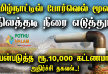 Ground Water Withdrawal Permission
