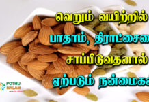 Benefits of Eating Dry Grapes in Empty Stomach in tamil