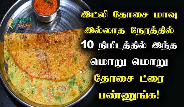 Instant Dosa Recipe in Tamil