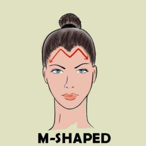 M shaped orehead personality in tamil