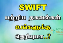 SWIFT Code Meaning in Tamil