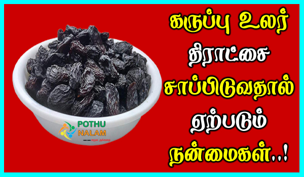 Black Dry Grapes Benefits in Tamil