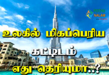which is the tallest building in the world in tamil