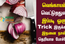 Onion Cutting Tips in Tamil