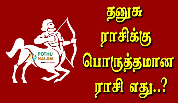 Suitable Zodiac Sign For Sagittarius in Tamil