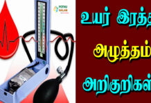 high blood pressure symptoms in tamil