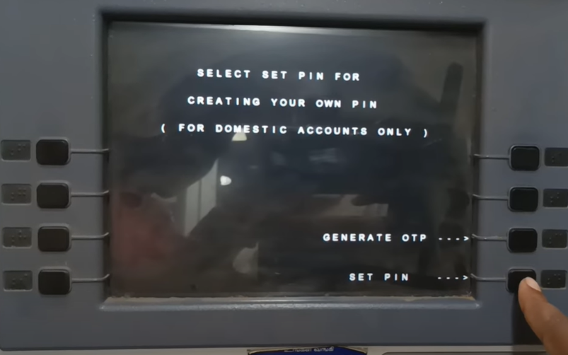 how to set new atm pin sbi in atm machine in tamil