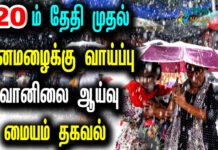 Meteorological Center information in tamil
