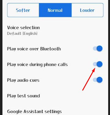 Play Voice Over Bluetooth