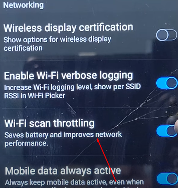 Wi-Fi Scan Throttling