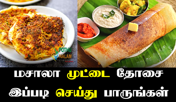 egg masala dosa in tamil
