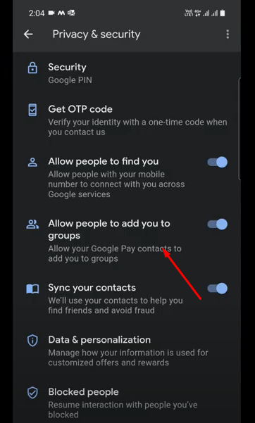 Allow People to Add You to groups