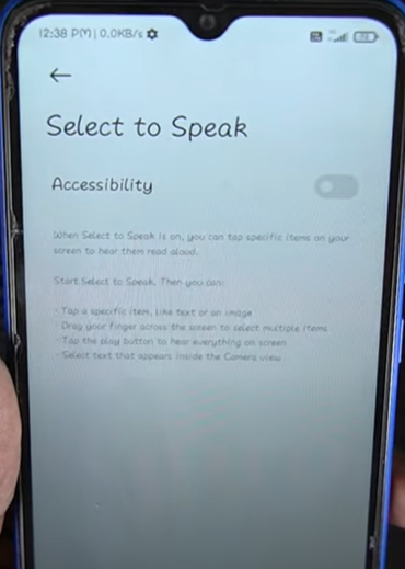  what is accessibility settings in android in tamil