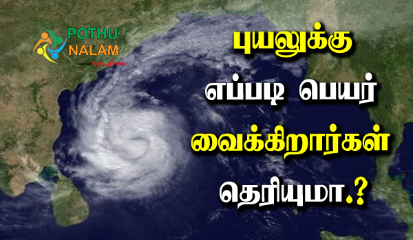 How do you name a storm in tamil