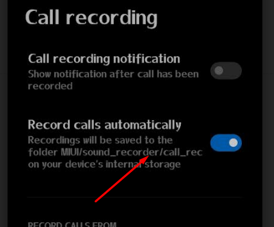 Record Call Automatically