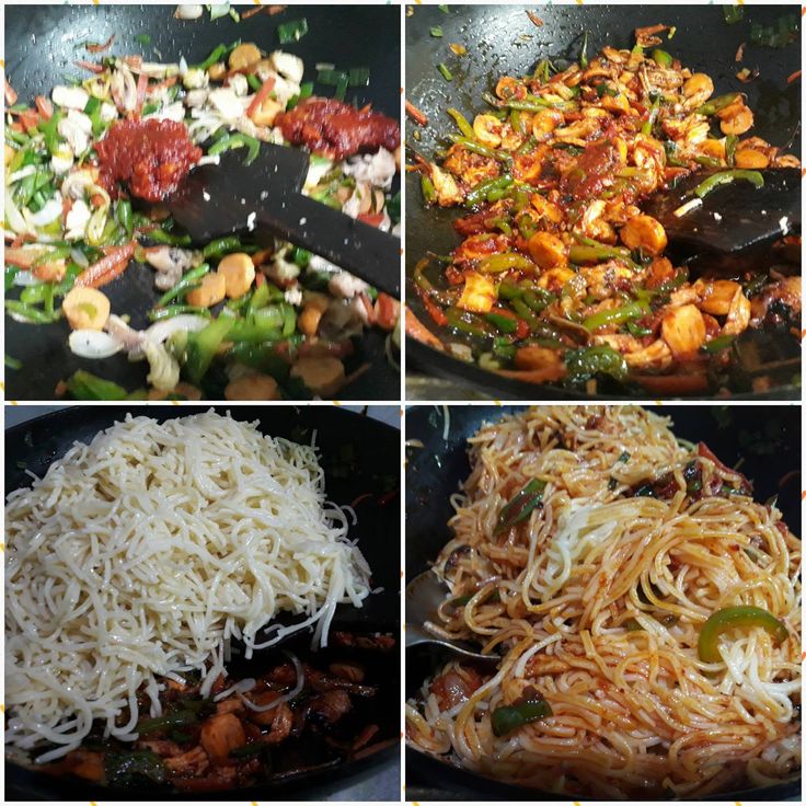Restaurant Style Chicken Noodles Recipe