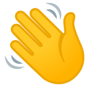 Waving Hand Emoji in tamil
