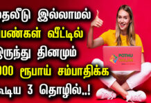 Work From Home Without Investment in Tamil