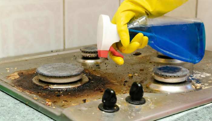 gas burner cleaning tips in tamil