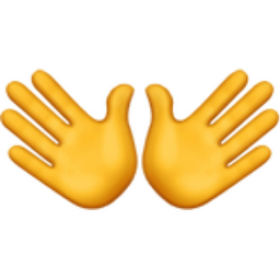 open hands emoji in tamil 