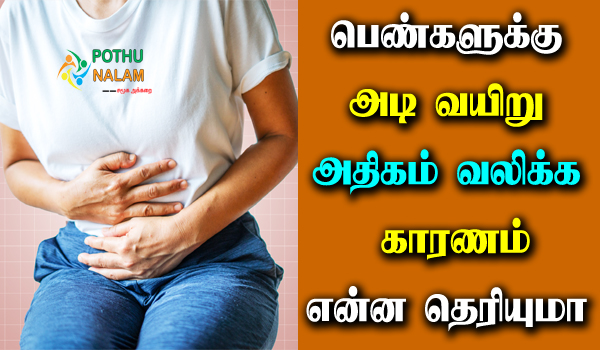 what causes lower abdominal pain in females in tamil