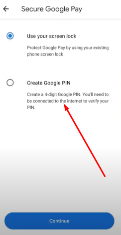 Create Google PIN