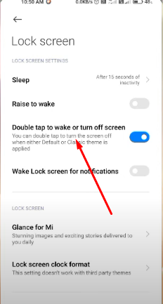 Double Tap To Wake Or Turn Off Screen