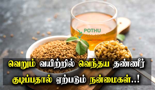 Fenugreek Water Benefits in Tamil