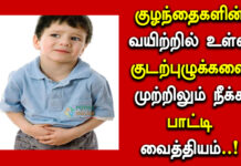 Home Remedies for Stomach Worms in Child in Tamil