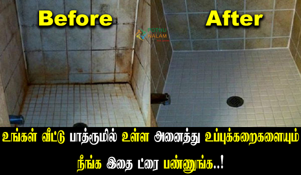 How to Clean Bathroom Floor Tiles in Tamil 