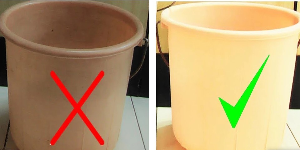 How to clean bathroom buckets and mugs in tamil