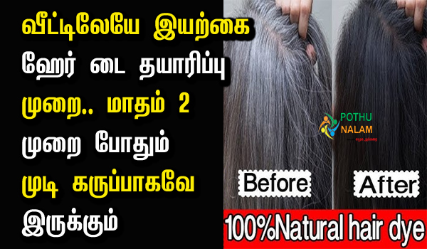 Natural Hair Dye at Home in Tamil