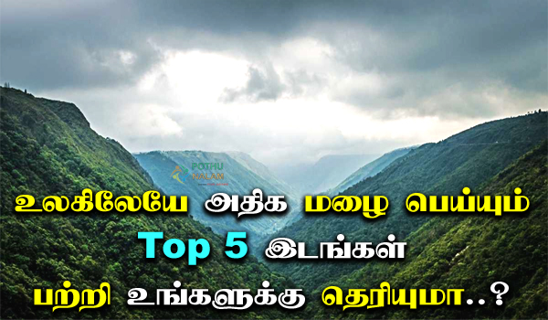 Rainiest Place in the World in Tamil