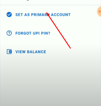 Set As Primary Account