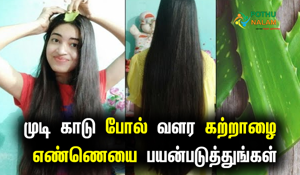 aloe vera gel for hair growth in tamil