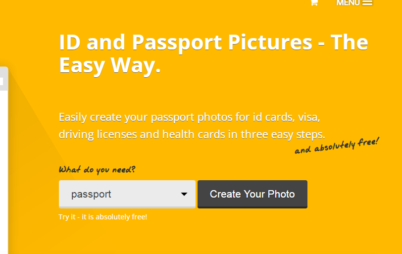passport size photo