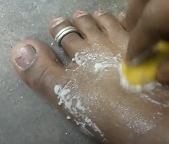  pedicure at home steps in tamil